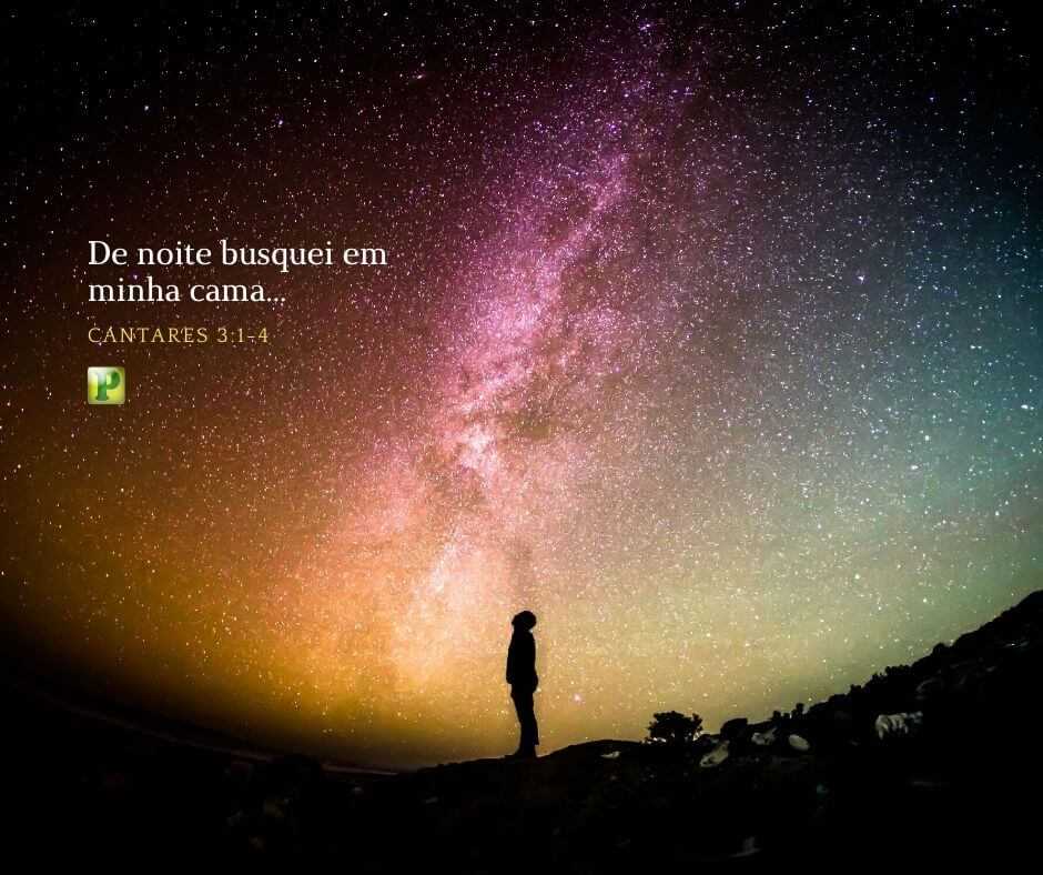 De noite busquei em minha cama... - Cantares 3:1-4