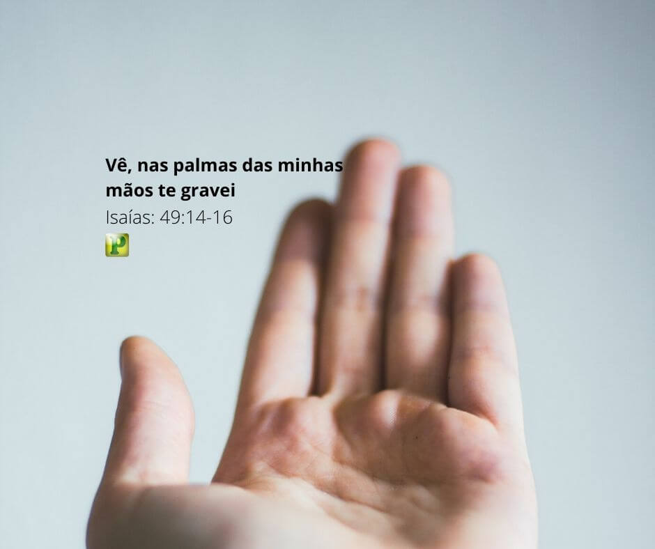 Vê, nas palmas das minhas mãos te gravei - Isaías 49:14-16