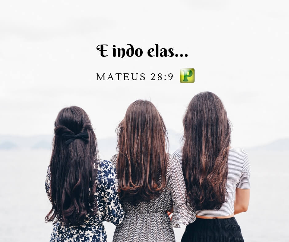 E indo elas... - Mateus 28:9