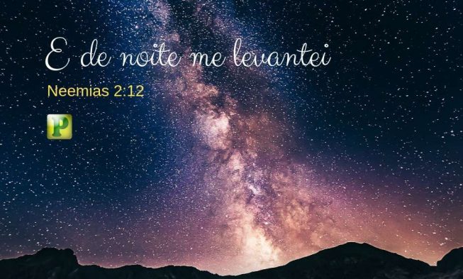 Neemias 2:12 – E de noite me levantei img