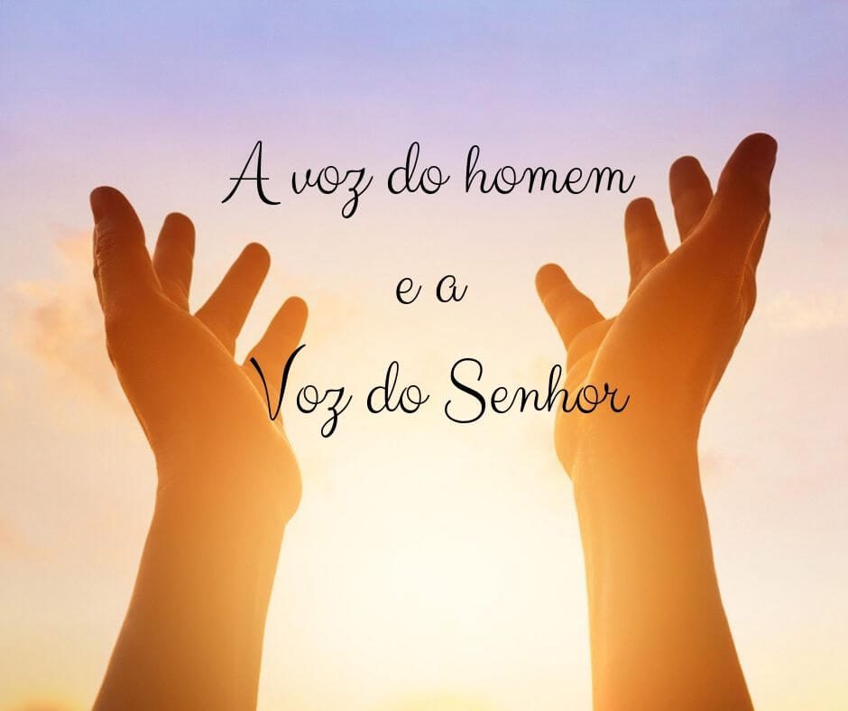 João 7:46 - A voz do homem e a voz do Senhor
