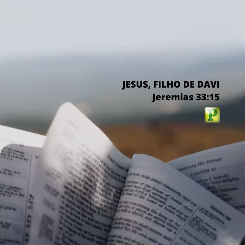 Jesus, filho de Davi - Jeremias 33:15