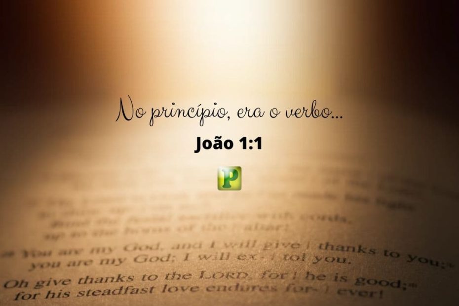 No princípio, era o verbo - João 1:1