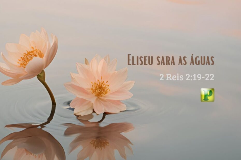 Eliseu sara as águas - 2 Reis 2:19-22