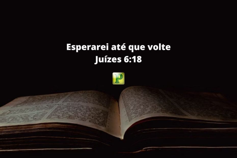 Esperarei até que volte - Juízes 6:18