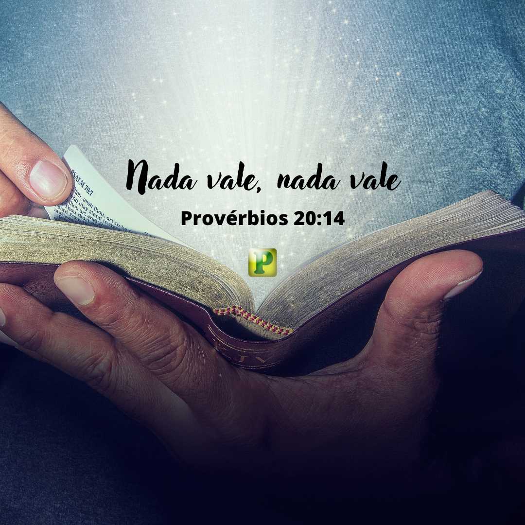 Nada vale, nada vale Provérbios 2014 - Esboço de Pregação