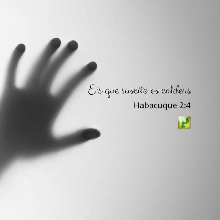 Eis que suscito os caldeus – Habacuque 2:4