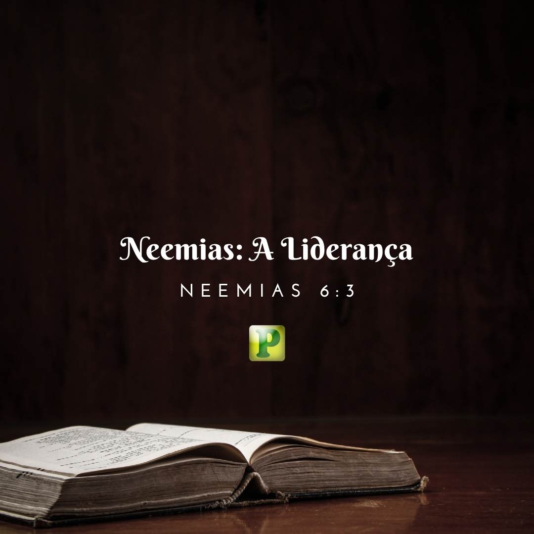 Neemias: A Liderança - Neemias 6:3