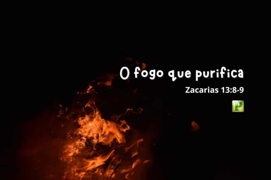 O fogo que purifica - Zacarias 13:8-9