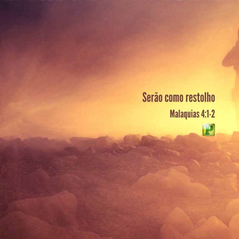 Serão como restolho - Malaquias 4:1-2