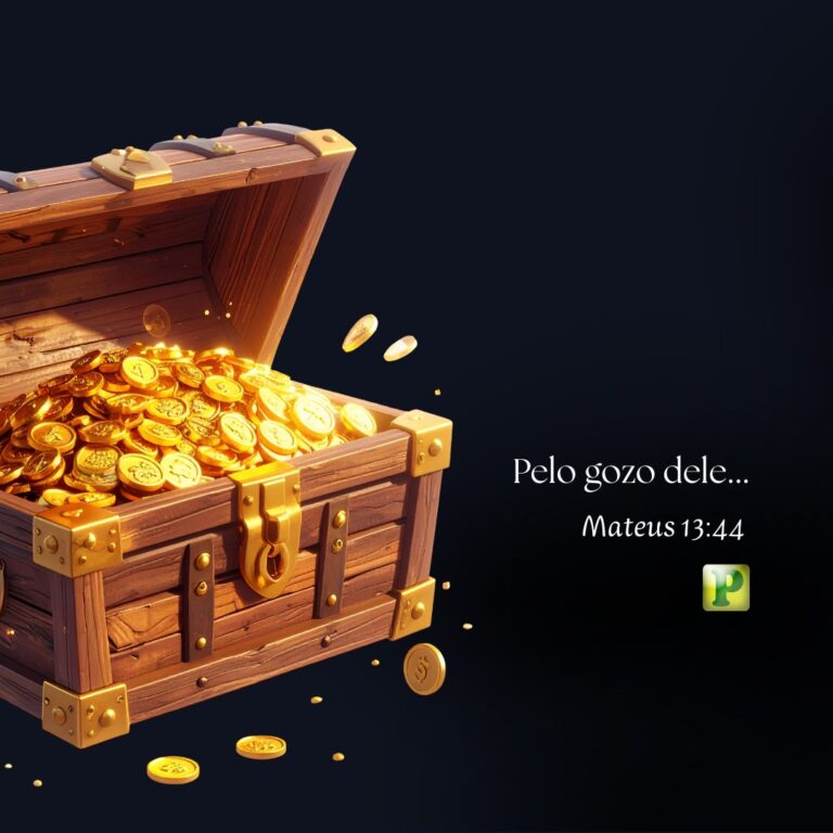 Mateus 13:44 - Pelo gozo dele...