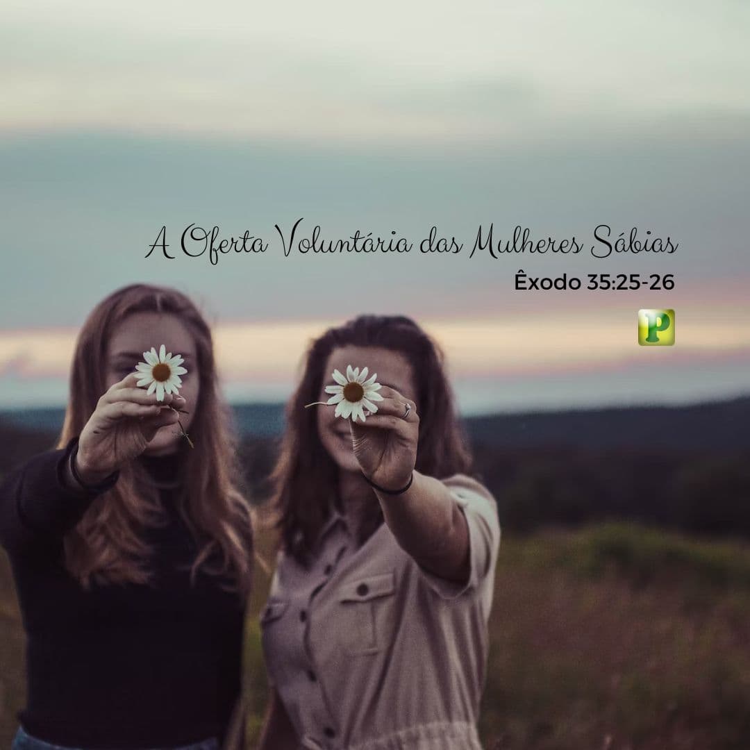 A Oferta Voluntária das Mulheres Sábias - Êxodo 35:25-26