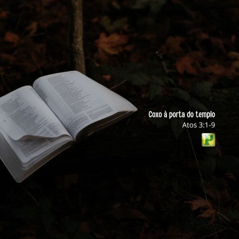 Coxo à porta do templo - Atos 3:1-9