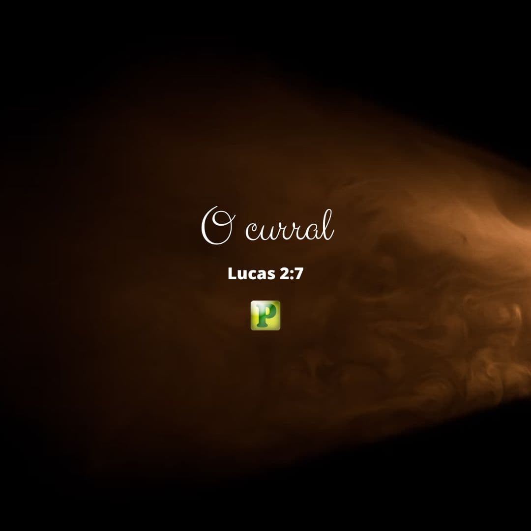 O curral - Lucas 2:7