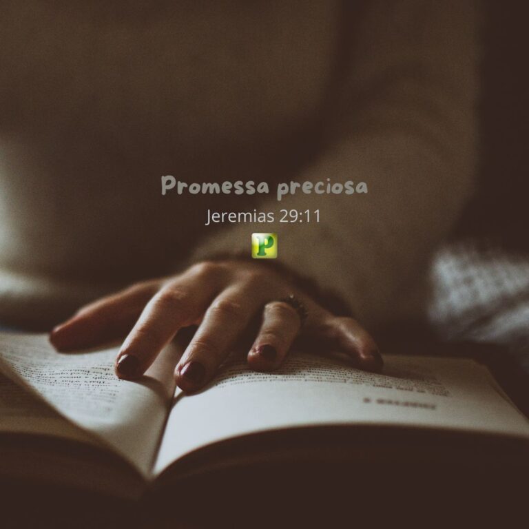 Promessa preciosa - Jeremias 29:11