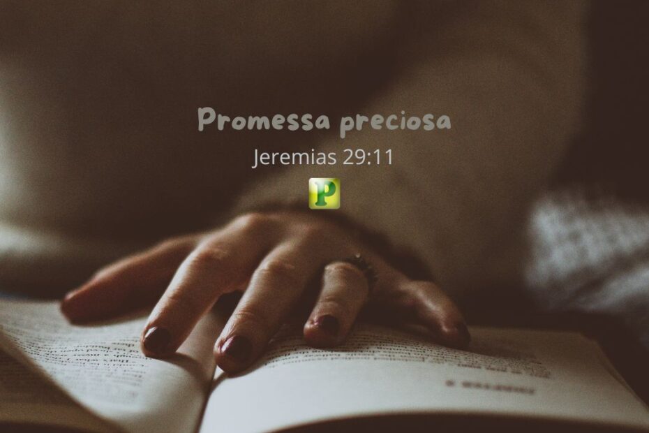 Promessa preciosa - Jeremias 29:11