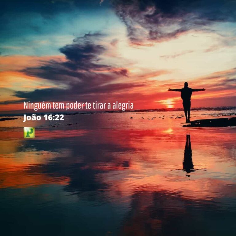 Ninguém tem poder te tirar a alegria – João 16:22