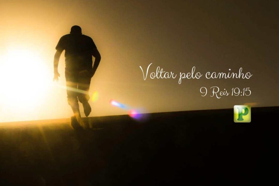 I Reis 19:15 - Pregação Textual Voltar pelo caminho