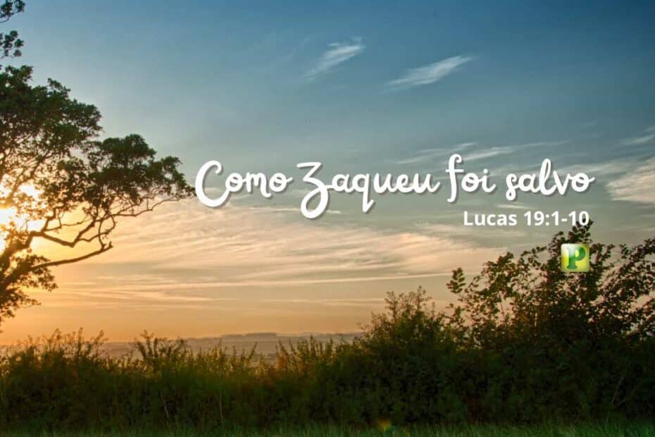Como Zaqueu foi salvo - Lucas 19:1-10