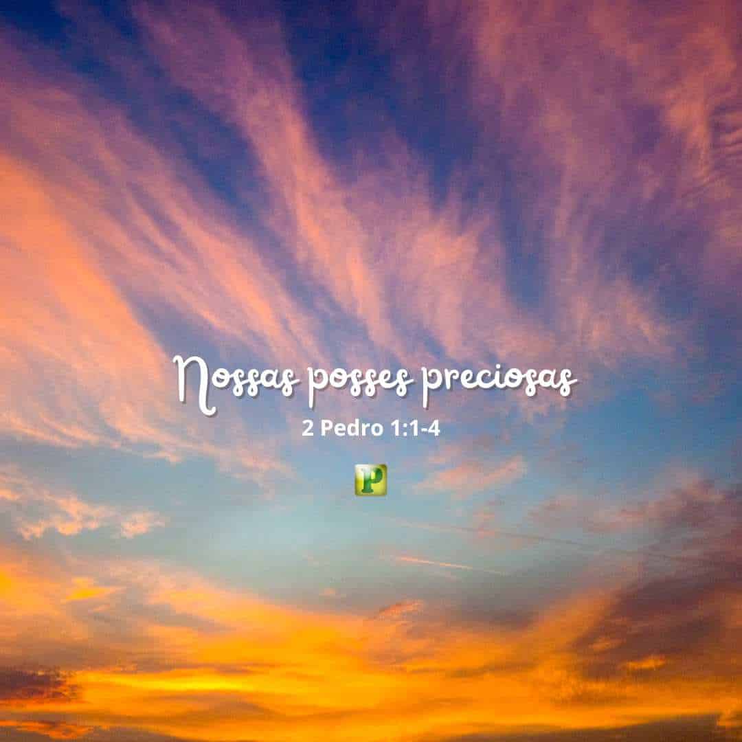 Our precious possessions - 2 Peter 1:1-4