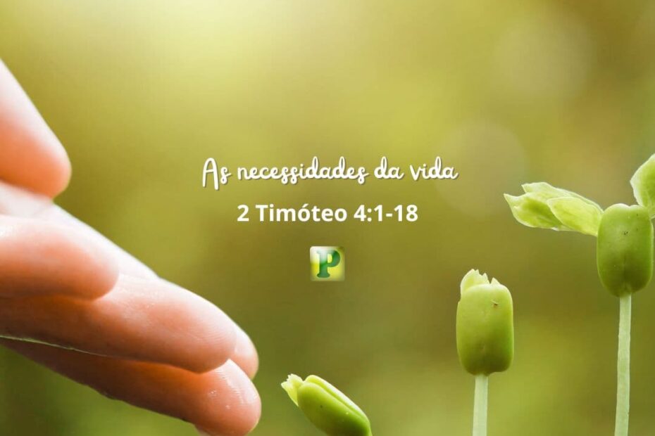 As necessidades da vida - 2 Timóteo 4:1-18