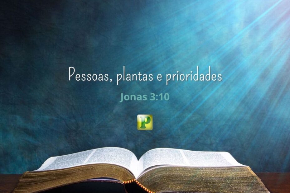 Pessoas, plantas e prioridades - Jonas 3:10