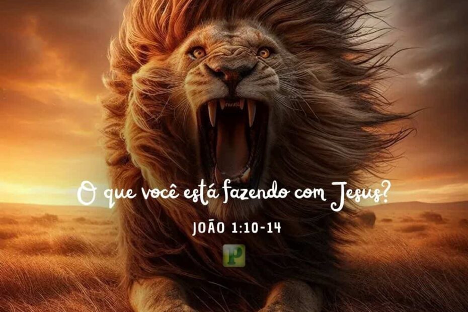 O que você está fazendo com Jesus? - João 1:10-14