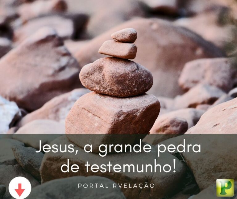 Jesus a grande pedra de testemunho - Josué 24:26-27a