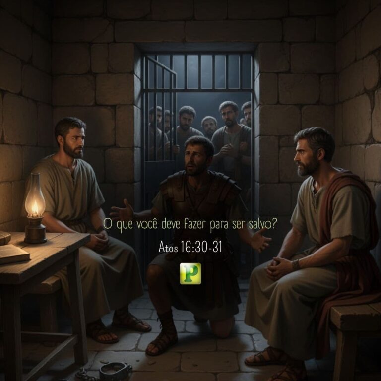 Quer ser salvo? - Atos 16:30-31