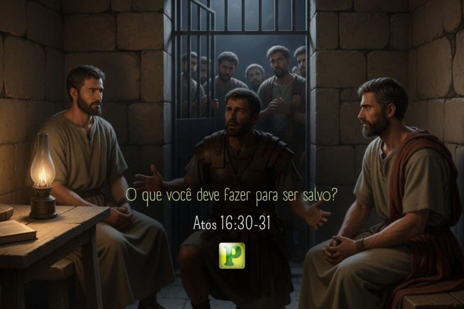 Quer ser salvo? - Atos 16:30-31