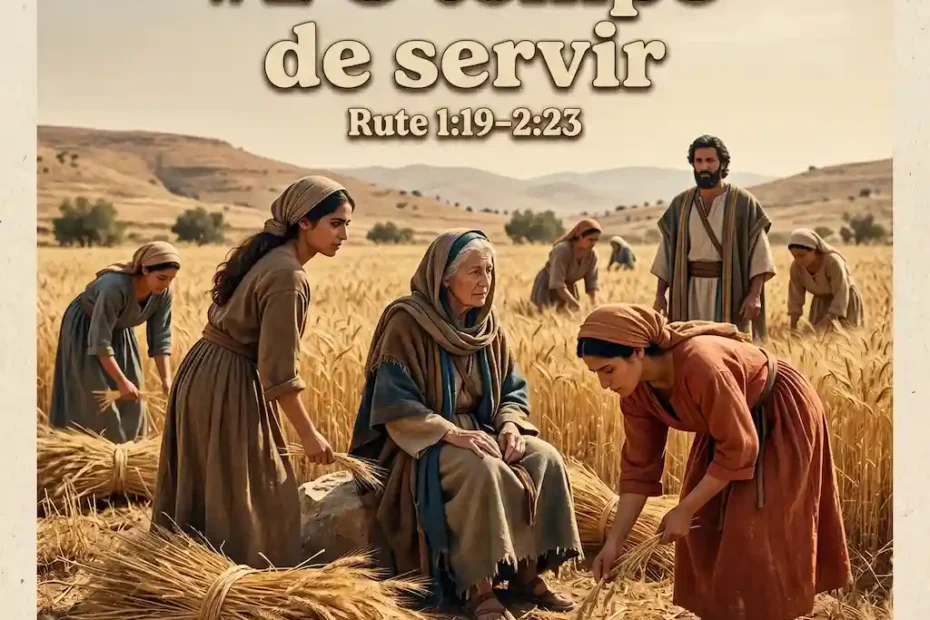 #2 O tempo de servir - Rute 1:19–2:23