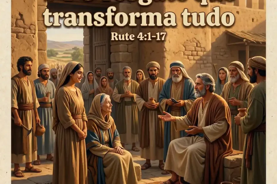 #4 O resgate que transforma tudo - Rute 4:1-17