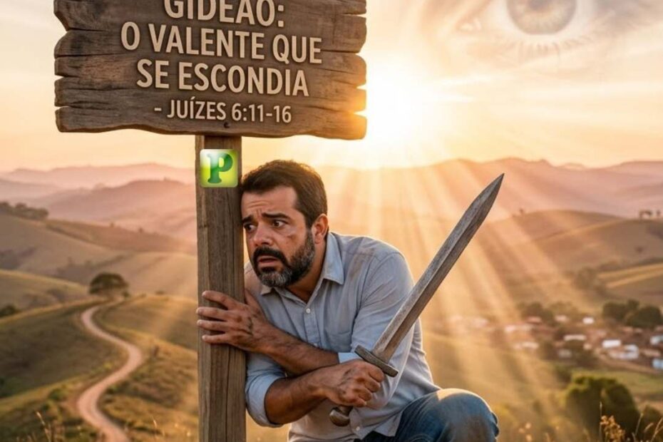 Gideão o valente que se escondia - Juízes 611-16