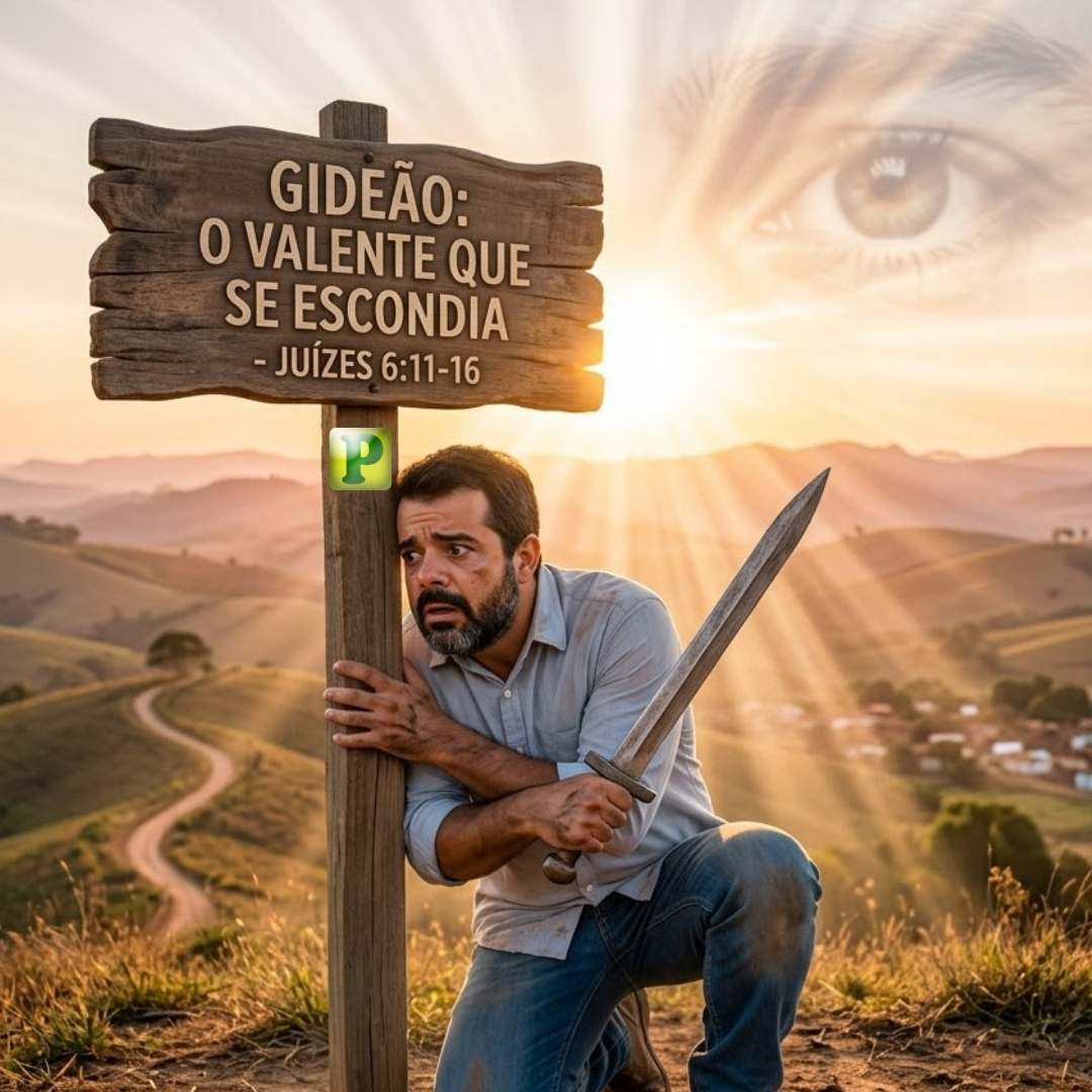 Gideão o valente que se escondia - Juízes 611-16