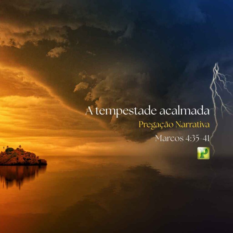 A tempestade – Marcos 4:35-41
